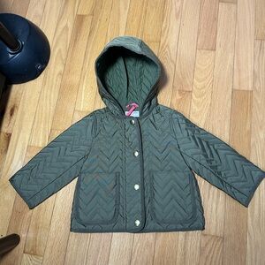 J. Crew Crewcuts Kids Quilted Hooded Jacket